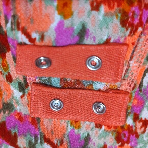 Nordstrom Floral Off-Shoulder Bodysuit - Pink and Purple - Picture 5 of 8